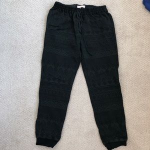 Rebecca Taylor knit track pants